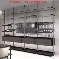Open Wardrobe Cabinet Home Furniture Luxury,bedroom Furniture for Bedroom Popular Design Aluminum Walk in Closet
