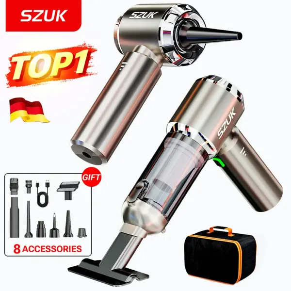 SZUK 985000Pa Car Vacuum Cleaner Portable Handheld Wireless Strong Suction Car Cleaner Cleaning Machine Mini Vacuum Cleaner