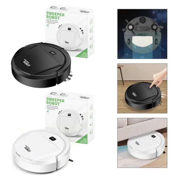 Upgrade For-ULTRA Slim Quiet Intelligent Sweeping Robotic For Carpets, Hard Floors Cleans Pet Hair Hard Floors Home Cleaning Kit