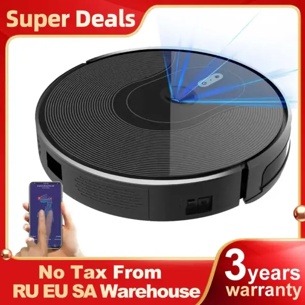 Robot Vacuum Cleaner ABIR X6PRO , 6000PA Suction, Smart Eye System,APP Virtual Barrier,Smart Home Appliance,Auto Floor Mopping