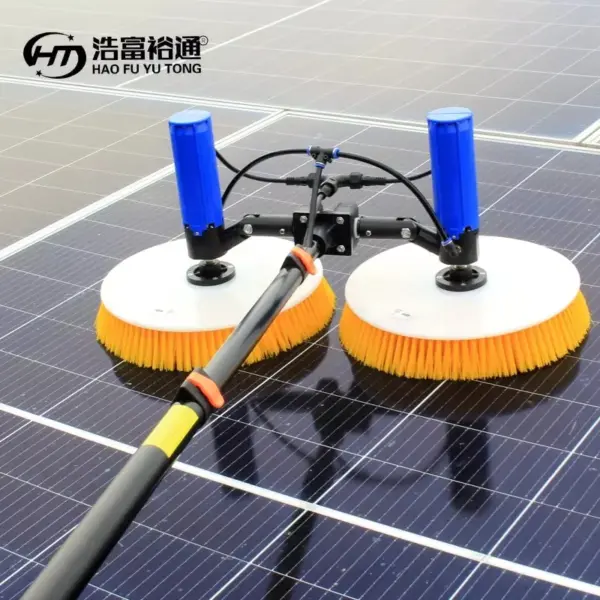Factory Price Solar Panel Cleaning Brush Rotating Solar Panels Cleaning Robot Photovoltaic Cleaning Machine PV Cleaner Equipment
