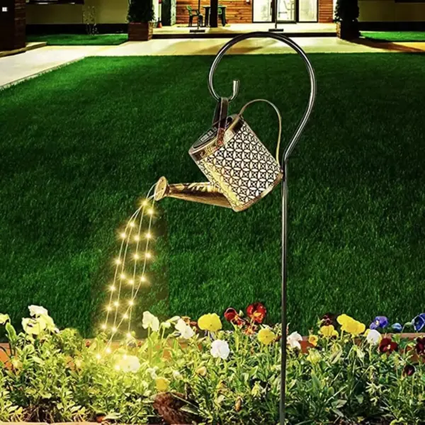 Solar Watering Can Light Yard Decorations Outdoor Garden Decor Lights Outside Garden Flower Bed Decor Light for Moms Birthday
