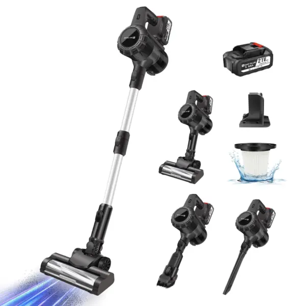 Hand Held Cordless Vacuum Cleaner Wall Hanging Stick Vacuum Cleaner For Hardwood Floor Carpet Powerful Pet Hoover Vacuum Cleaner