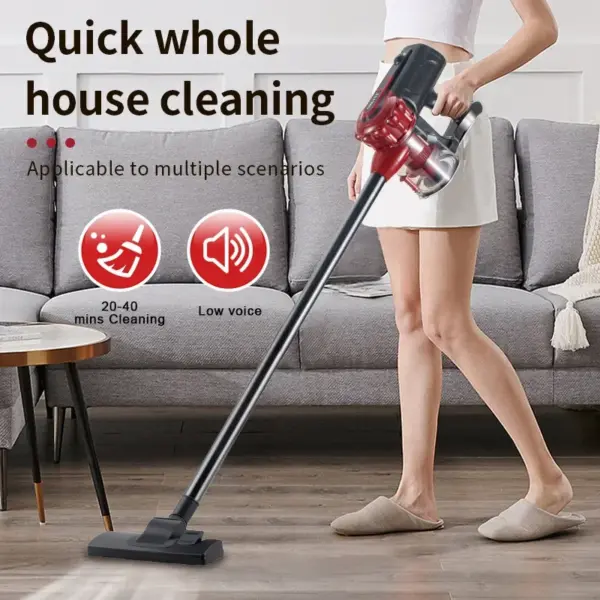 Houselin Corded Stick Vacuum Cleaner, 2200W Powerful Suction Stick Vacuum with XL Dust Cup, for Hard Floor Pet Hair