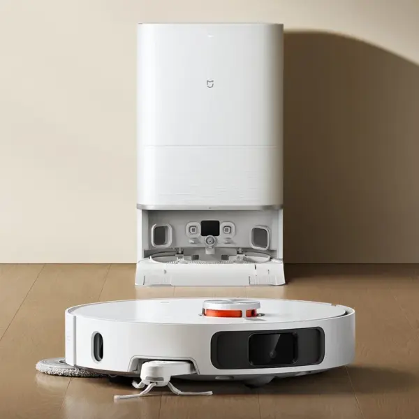 XIAOMI MIJIA OMNI Robot MOP Vacuum Cleaner M40 D110CN Self Cleaning Hair Cutting Empty Dust Home Dirt Disposal Machine
