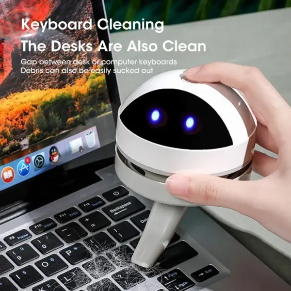 mini cordless hoover robot hoover USB rechargeable belt cleaning brush home office keyboard desktop hoover convenient cleaner
