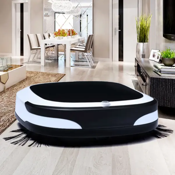 Sweeper Smart Rechargeable Sweeping Robot Intelligent Home Sweeping Cleaning Machine, Green, EU Plug