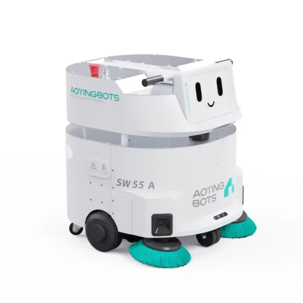 2025 New Intelligent Commercial Cleaning Robots Automatic Navigation and Waterless Cleaning Smart Floor Cleaning Robot Vacuum