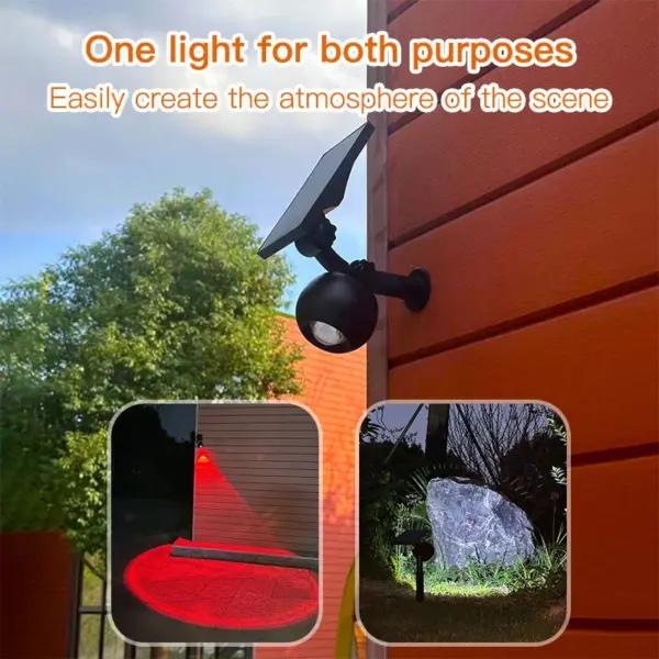 Solar Powered Lawn Light LED Outdoor Waterproof Courtyard light Garden Decoration Sunset light RGB Landscape atmosphere light