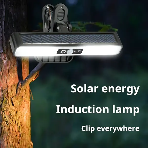 Clip-On Solar Light with Motion Sensor, 3 Modes Auto Outdoor Light for Garden Pathway, Door, Waterproof