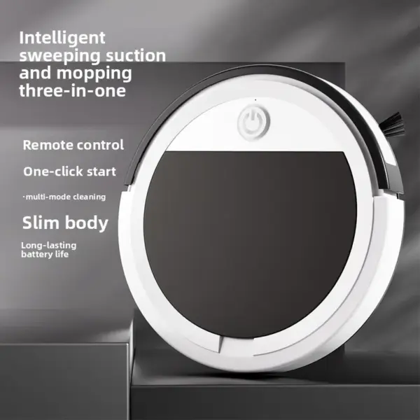 Intelligent Sweeping Robot with Suction - 3-in-1 Automatic Cleaning, Sweeping, and Mopping Robot for Lazy Individuals