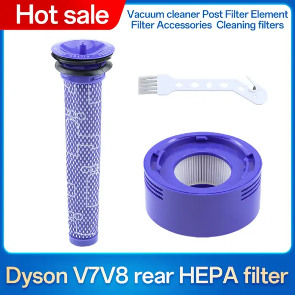 HEPA Filter For Dyson V7 V8 robot vacuum cleaner Accessories Front and Back Washable Filter Replacement clean spare parts