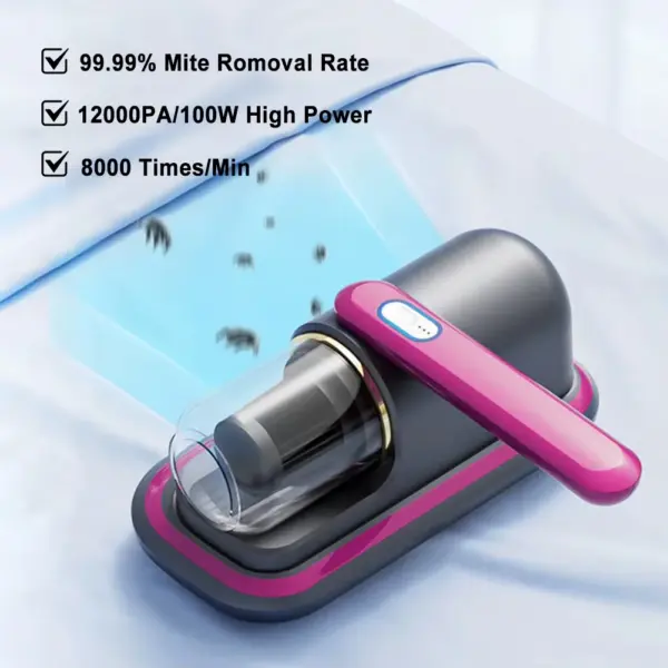 Wireless vacuum mite removal machine for Home Bedding Cleaner Cordless Handheld Machine Deep Robot Mites Cleaning