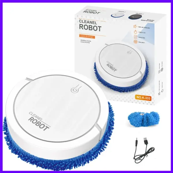 Intelligent Robot Sweeper Wet And Dry Mopping Hand-free Multifunctional Ultra-thin Smart Robots Rechargeable Home Cleaner Tools