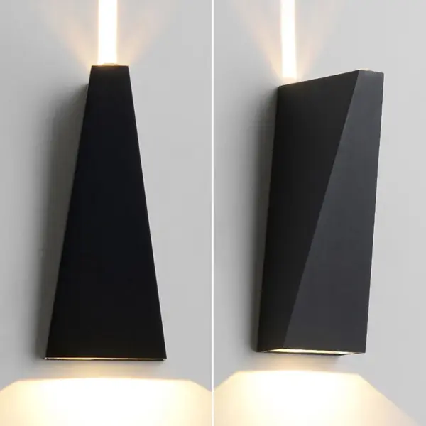 IP65 Waterproof LED Wall Lamp Outdoor Aluminum 6W 10W Wall Lights Porch Garden Fence Indoor Modern Nordic Sconce Lamps 85-265V