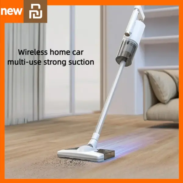 Xiami Youpin Cordless Vacuum Cleaner With Wet Dry 2-In-1 Mop Lightweight Stick Handheld Vacuum For Mijia Home Hair Floor Carpet