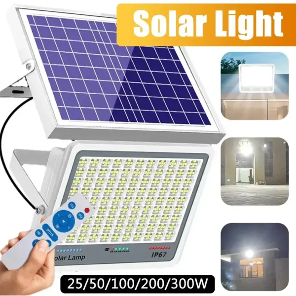 Large Pro 600LED Solar Lamp Outdoor Garden Decoration Solar Led Light Waterproof Sunlight Powered Spotlight with Motion Sensor