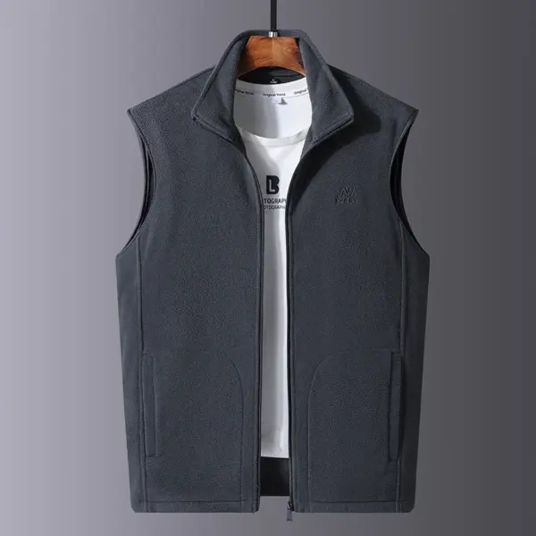 CASUMANL Brand Autumn Fashion Male Waistcoat Warm Plus Size Fleece Vest Mens Lamb Cashmere Sleeveless Coat Men Winter Vest