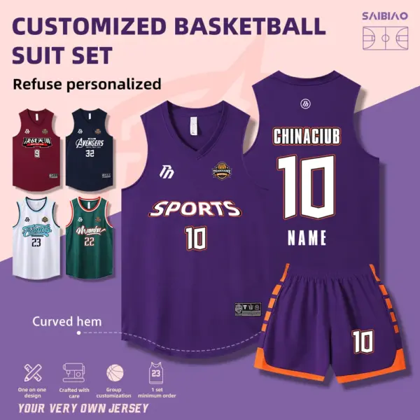 Adult Kid Basketball Jersey Customize Men's Youth Quick-drying Breathable Training Uniform Boy Shirt Sportswear Child Tracksuit