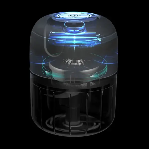 Electric Garlic Chopper, USB Rechargeable Mini Food Processor,250Ml Electric Garlic Chopper Portable Vegetable Mincer-A77G