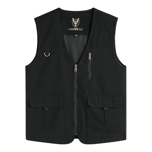 Summer Men's Lightweight Vests Outdoor Leisure Work Safari Fishing Travel Photo Hiking Waistcoats Mens Breathable Work Vests 8XL