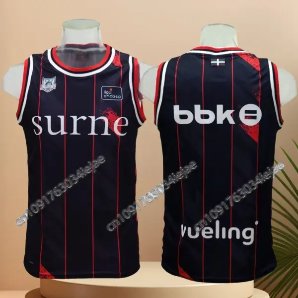3D Printed 24_25 Spain Basketball Training Jerseys Sports Jerseys Must-have Jerseys For Fans Bilbao City Sports O-Neck Jerseys