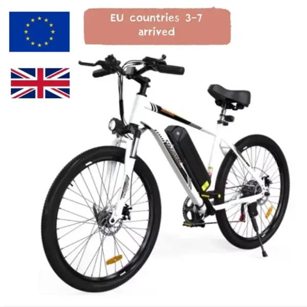 KOOLUX BK15 36V 15ah 26*2.125 tire electric hybrid bicycle iron frame 7 speed adult