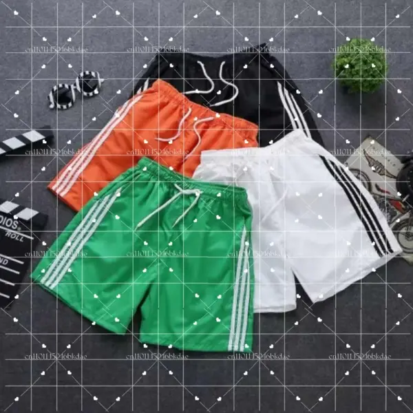 Shorts Summer New Fitness Running Training Basketball Football Pants Trendy Three Bar Loose Casual Sports Pants