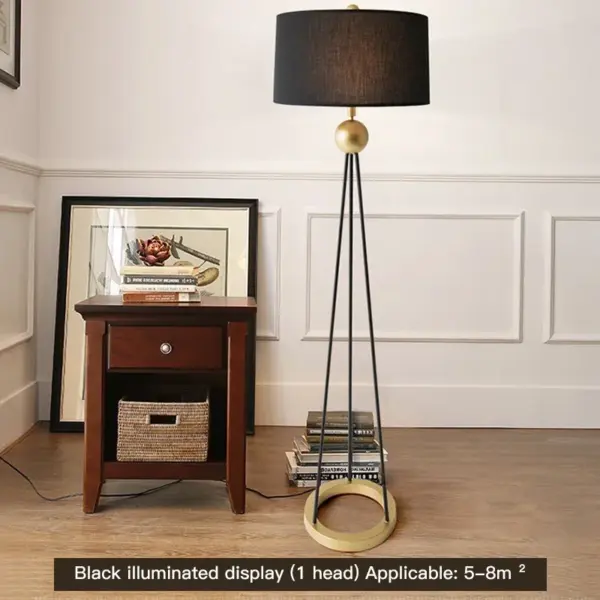 SEAN Nordic Black Floor Lamp Modern Art Family Iiving Room Bedroom LED Creativity Decorative Standing Light
