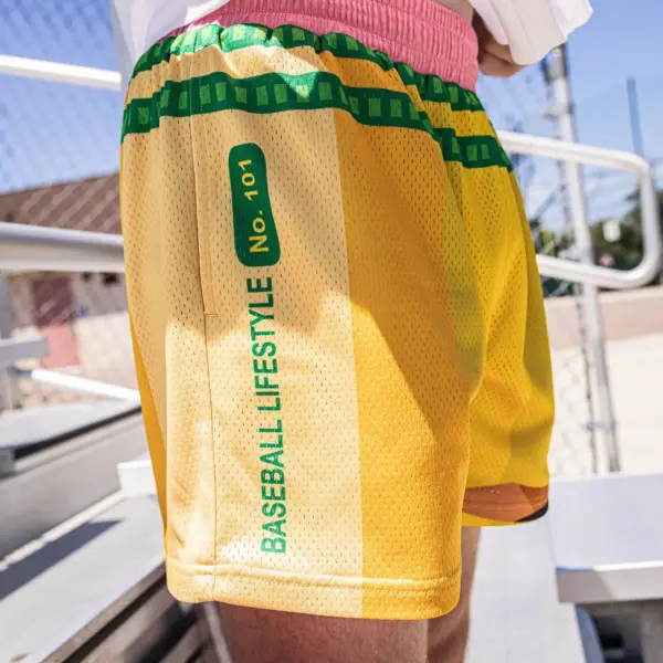 Summer New Men's Quick-drying Pencil Shorts American Basketball Fashion Trend Comfortable Casual Sports Shorts Baseball Shorts