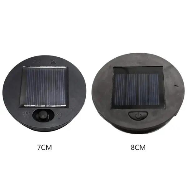 Solar Lantern Light Replacements Top LED Solar Panel Lantern Lid Lights for Outdoor Hanging Lanterns Garden Use Lanterns