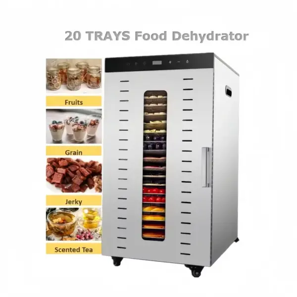 Commercial Food Dehydrator Electric Digital Control Fruit Drying Oven Vegetable Dryer Machine Dewatering Machine for Wholesale