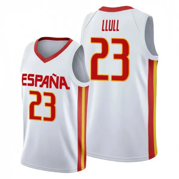 25_26 Classic No.5 Basketball Jersey High-quality breathable quick-drying sports vest T-shirt for men and women Spanish white