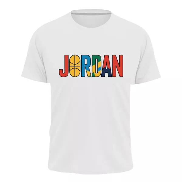 Men's Basketball Sports Team Short Sleeves T-Shirt USA Athletic Birthday Gift High-end Luxury Is for Both Men and Women Top Y2k