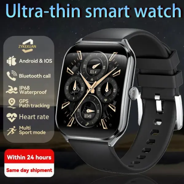 New For Xiaomi Ultra Thin Smart Watch Men Woman 1.96" AMOLED 70+Sports Mode Health Monitor Bluetooth call Waterproof Smart Watch