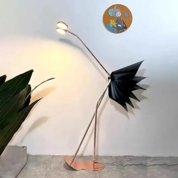 Nordic Modern Floor Lamp LED Standing Living Room Lighting Creative Ostrich Floor Standing Light Home Decoration Bedroom Fixture