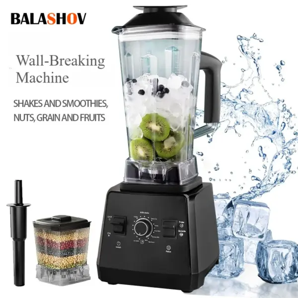 Fully Automatic Wall-Breaking Machine Commercial Blender High Power Stationary Mixer Food Processor Ice Smoothie Juicer Kitchens