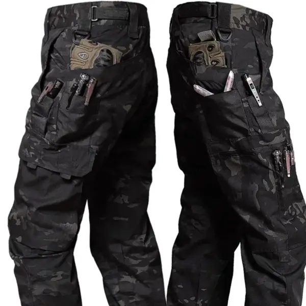 Tactical Pants Big Multi-pocket Men New Work Cargo Pants Spring Autumn Waterproof Ripstop Hiking Trousers Loose Brand Joggers