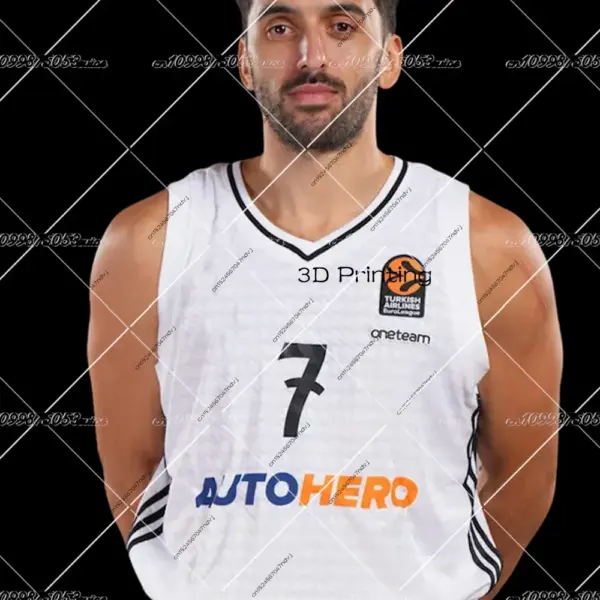 2025 New Arrivals Spain Basketball Spanish Basketball Jerseys Facundo Campazzo 7 Basketball Jersey Basketball Training Jersey