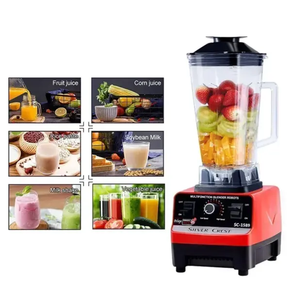 110V/220V SILVER CREST Blender Double Cup Wall Breaking Machine Home Multi functional Food Blender C