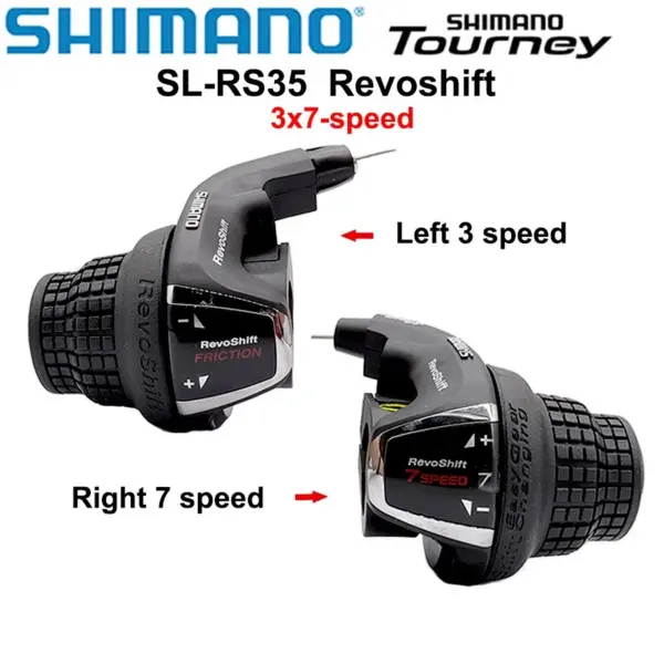 Shimano Tourney SL RS35 Revoshift grip bike Twist Shifter lever 3*6s 3*7s 18S 21s bicycle Comb with grips RS35 as RS31 RS36