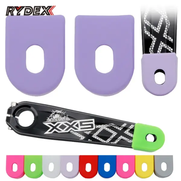 RYDEX Case Crank Protection Cover Mtb Bicycle Crank Guard Silicone Crank Arm Protector For Shimano Sram Crankset Accessories