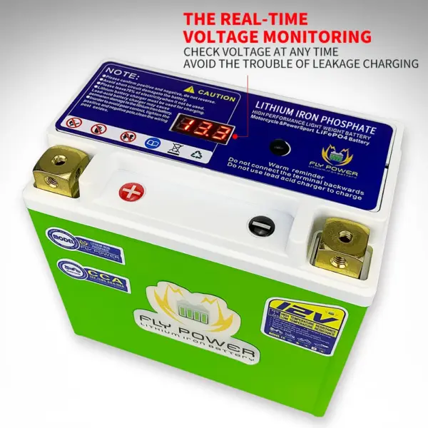 EU Stock 4L-BS 5L-BS 7A-BS 9-BS 160~350 CCA Lithium Motorcycle Starter Battery Scooter 12v LiFePO4 Motorbike Battery With BMS