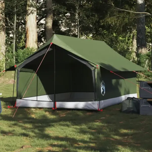 Olive Green 2-Person Waterproof Camping Tent - Lightweight & Portable Shelter for Outdoors