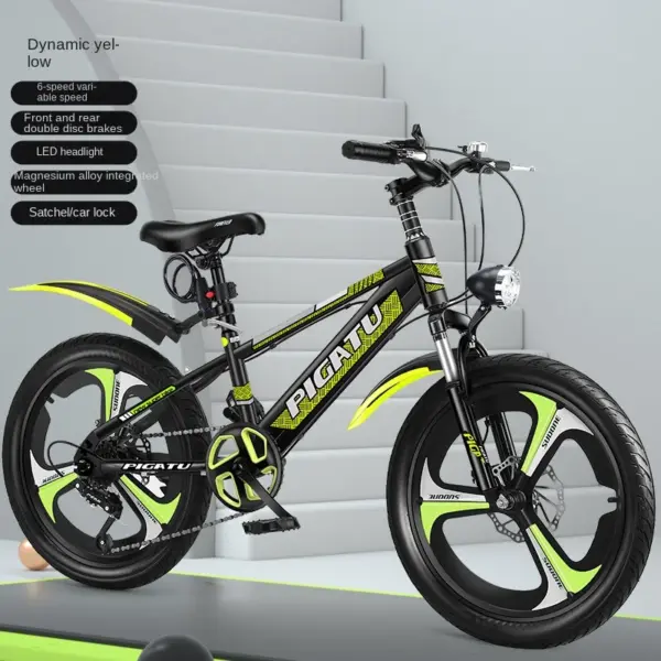 WOLFACE 2024 Student Bicycle Variable Speed Bicycle 20 Inch 22 Inch 24 Inch Variable Speed Mountain Bike Children's Bicycle New