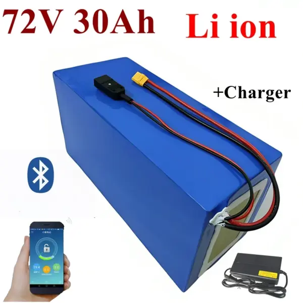 XNY Description Report Item 60Ah 72v 50Ah lithium ion 80Ah 72V 40Ah 100Ah li ion BMS for 5000W scooter ebike Motorcycle Fork