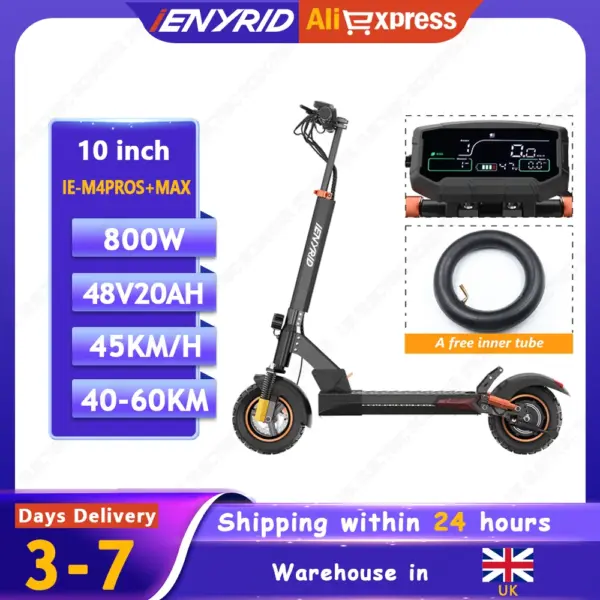 Electric Skateboard M4 PRO S+ MAX 800W Motor 48V20Ah Automatic Cruise System Electric Scooters Adults 10" Off-road Tire EScooter