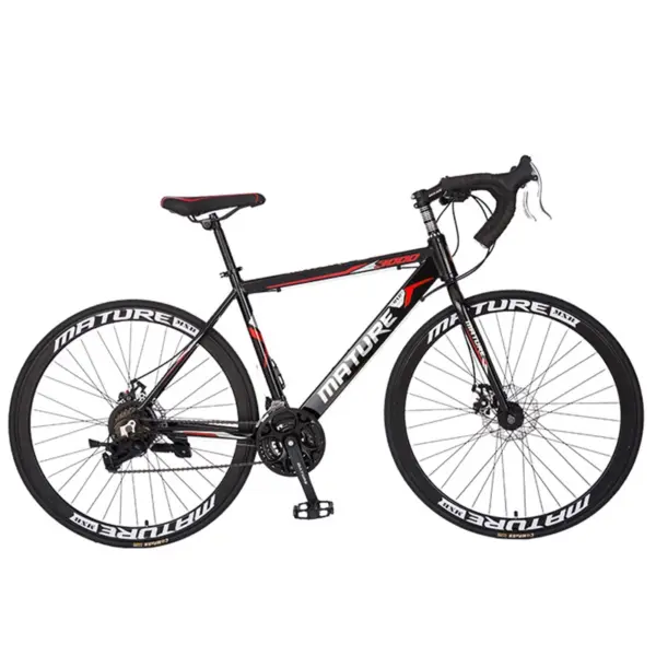 700C Aluminum Alloy Road Bicycle, Ultra Light Bike, Variable Speed, Front and Rear Dual Disc Brakes, 21, 27, 30, 33