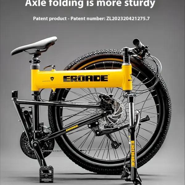 Ultra Light Aluminum Folding Road Bike 20"/24" Portable Bicycle for Men Women Adults Teens Flat Handlebar with 6/7/8 Speed Gears