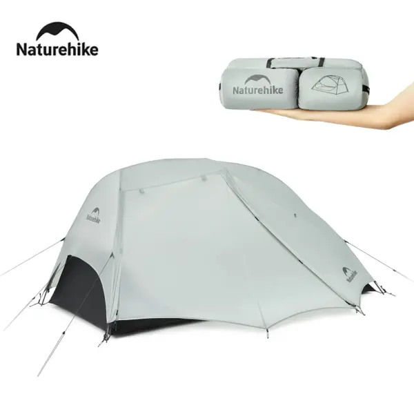 Naturehike 2025 New Camping Tent Ultralight Two Person Waterproof Large Canopy Tents Outdoor 4 Season 1 Person Travel Beach Tent